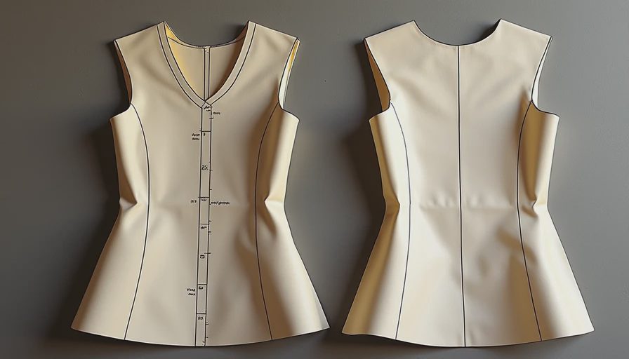 Technical comparison of properly graded and poorly scaled dress patterns