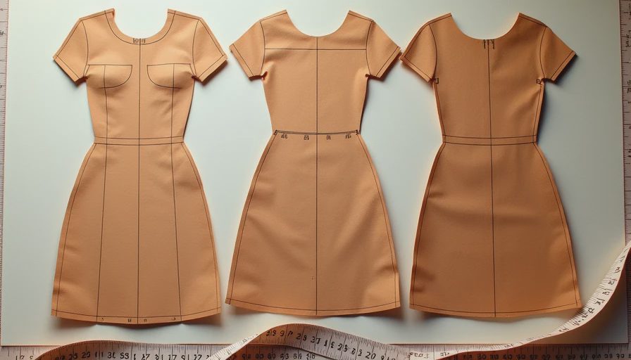 Comparison of poorly graded sewing patterns showing size 14 versus size 22 distortion