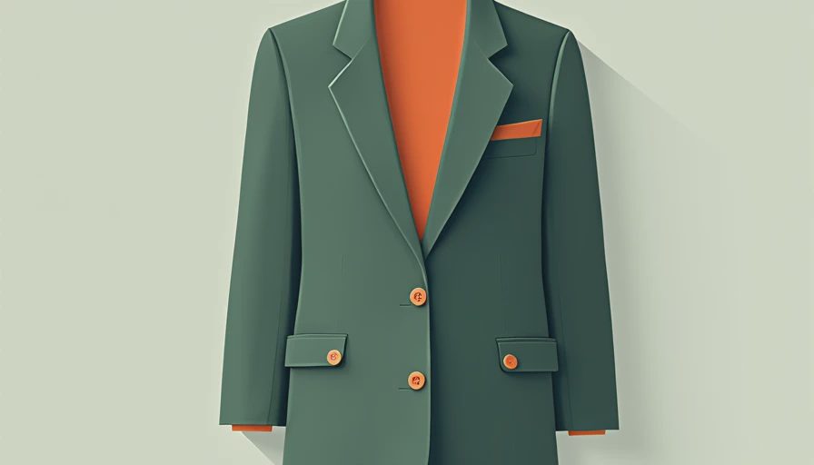 Visual context for plus size blazer