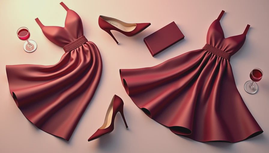 Visual context for plus size cocktail dresses