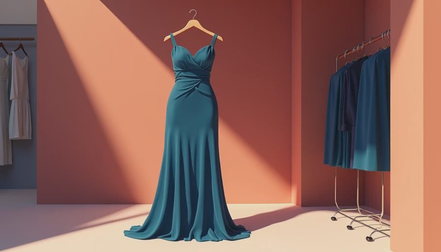 Visual context for plus size wedding guest dresses