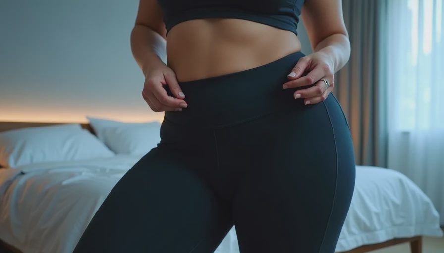 Illustration for plus size leggings
