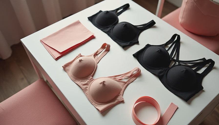 Visual context for plus size bras