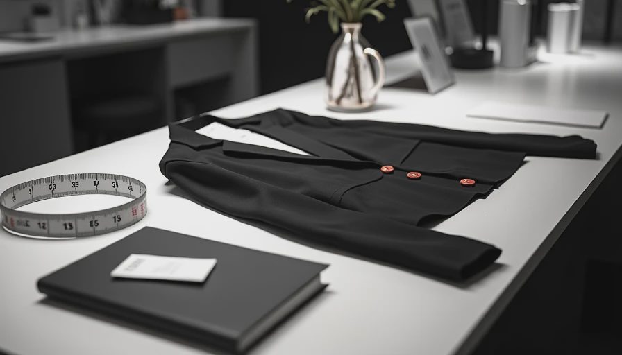 Visual context for womens blazer