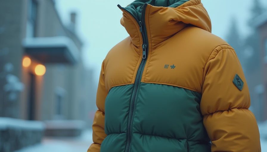 Visual context for plus size jackets