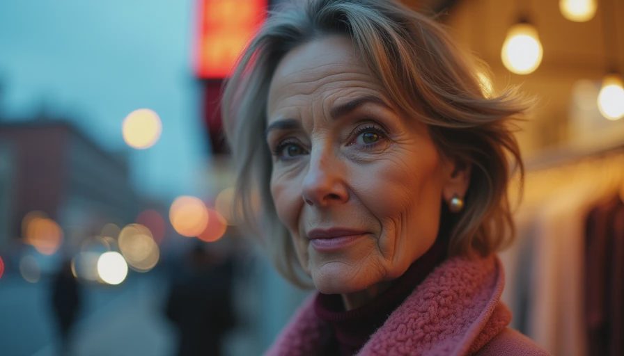 Visual context for fashion styles for women over 50