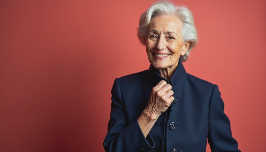 Visual context for clothing styles for women over 50