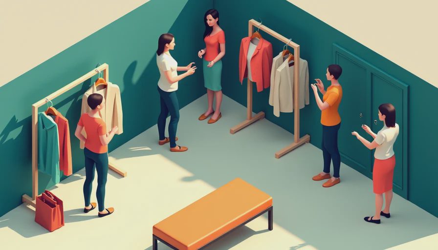 Visual context for size inclusive fashion brands