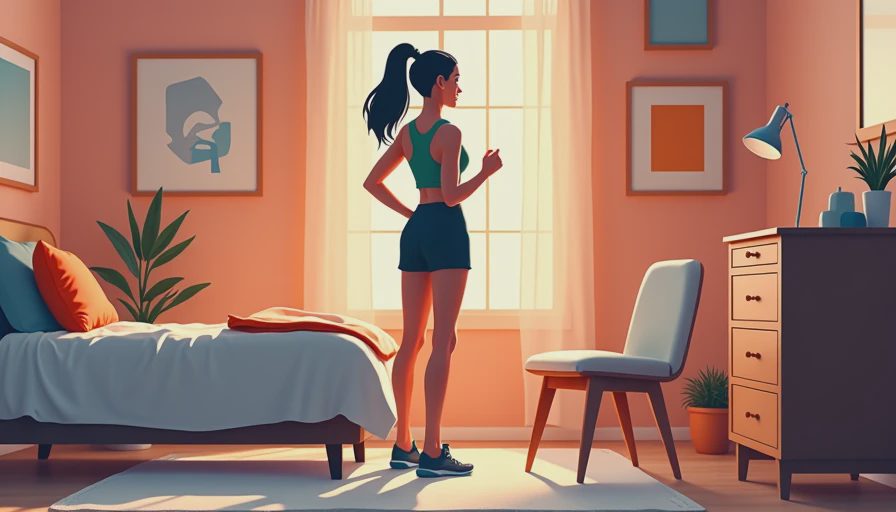 Illustration for anti chafing shorts